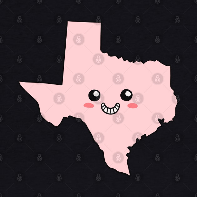 Texas Kawaii - Us State by isstgeschichte